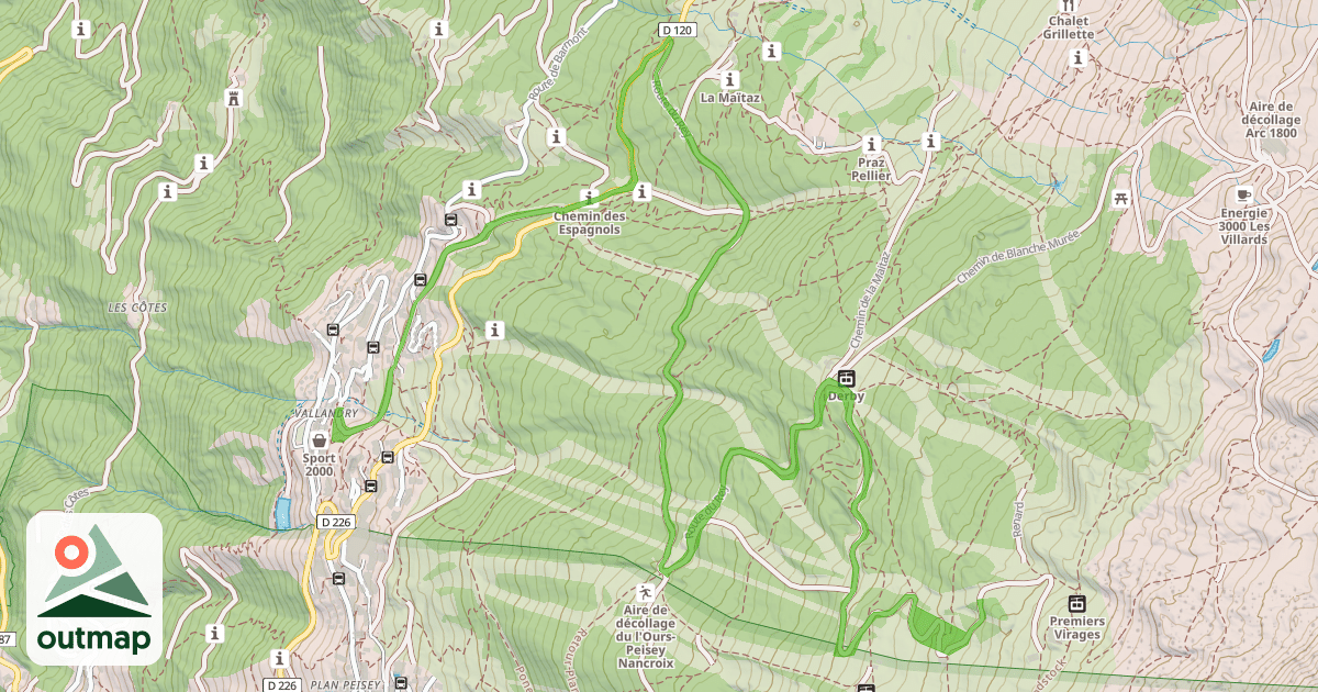 Map of La Forêt