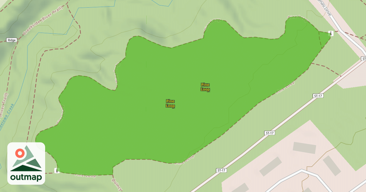 Map of Pine Loop
