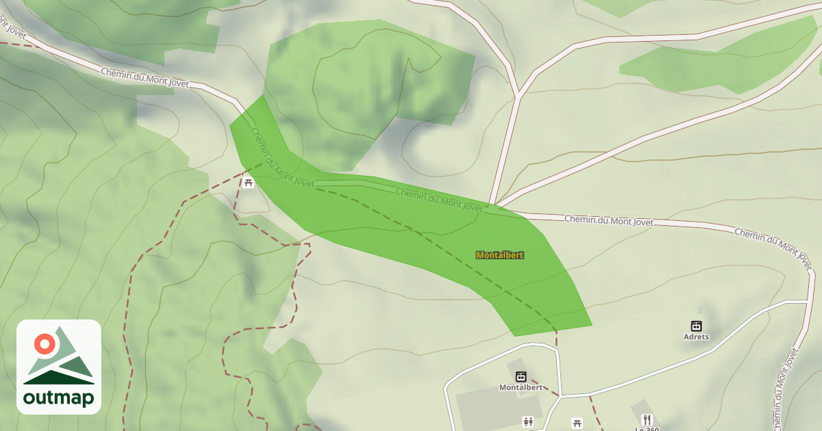 Map of Montalbert