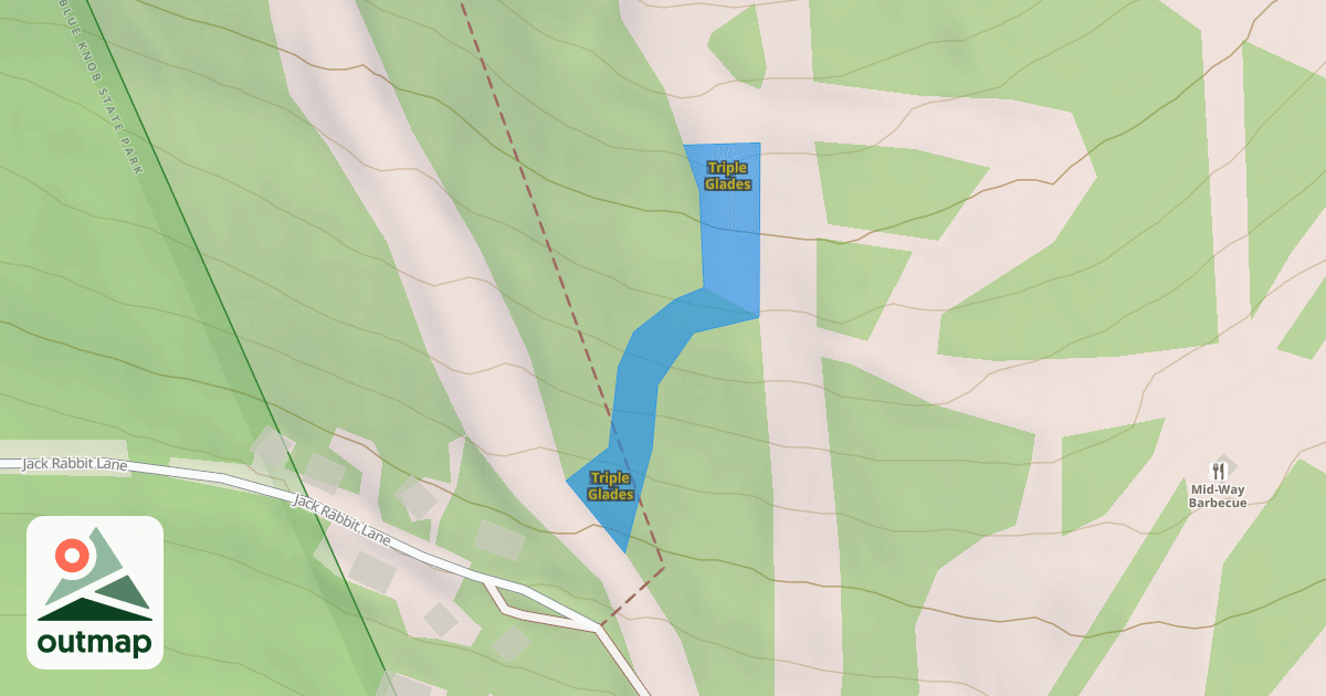 Map of Triple Glades