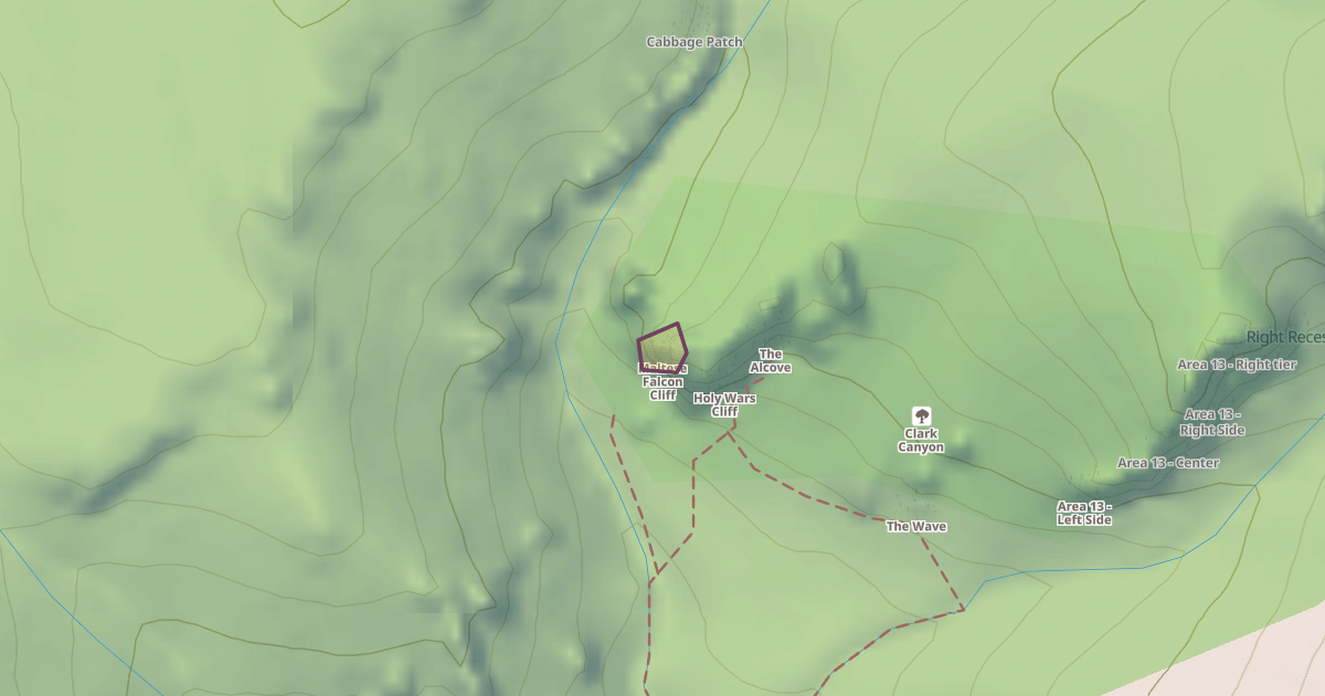Map preview of Maltese Falcon Cliff