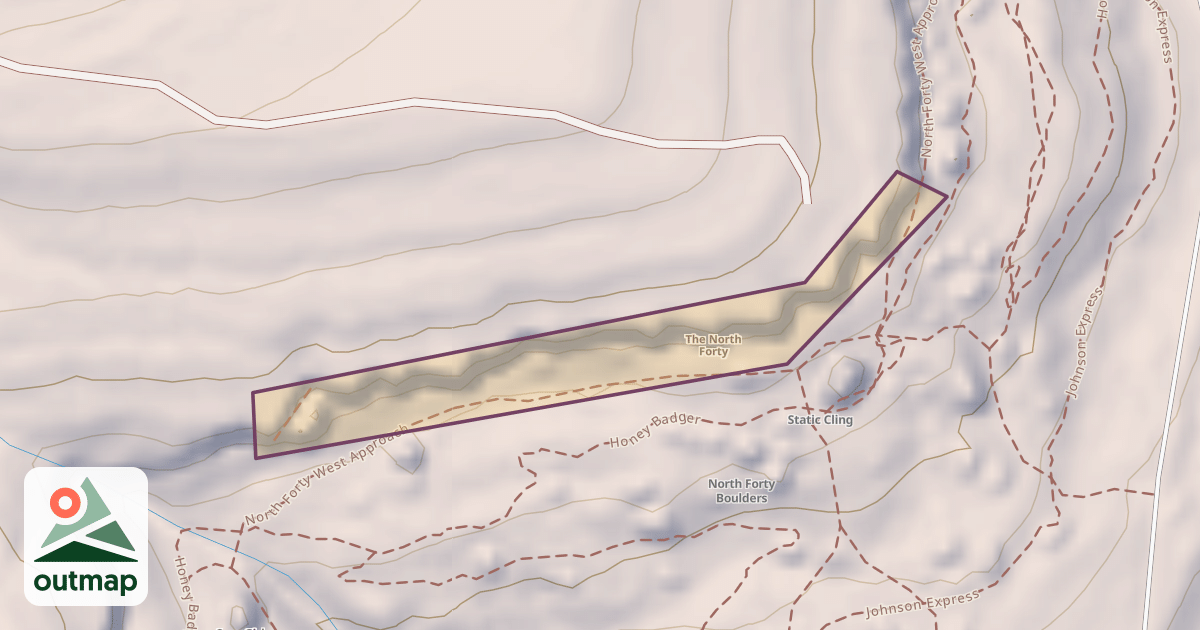 Map of The North Forty
