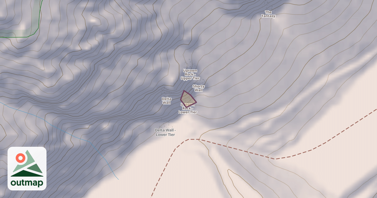 Map of Uptown Rock - Lower Tier