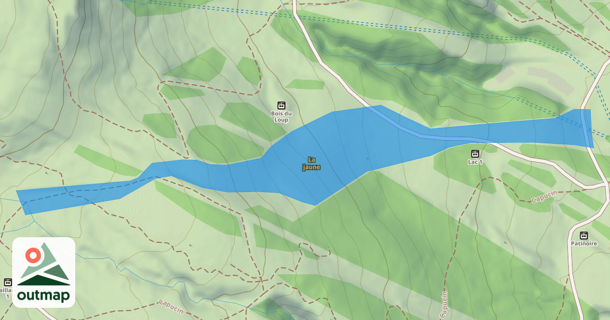 Map of La jaune