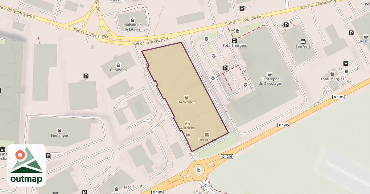 Map of Decathlon