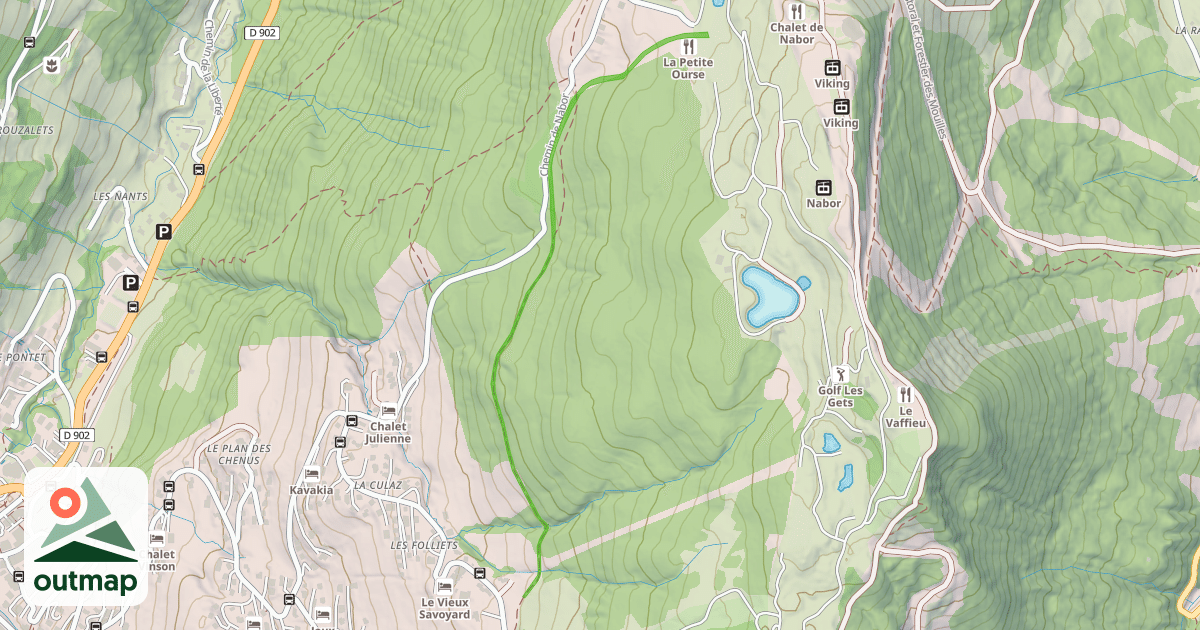 Map of Chardon Bleu