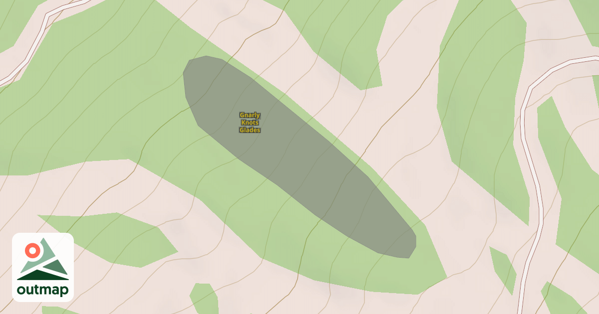 Map of Gnarly Knots Glades