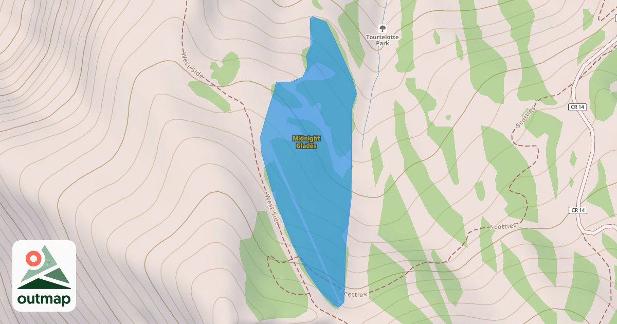Map of Midnight Glades