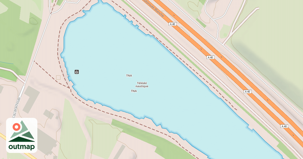 Map of Téléski nautique