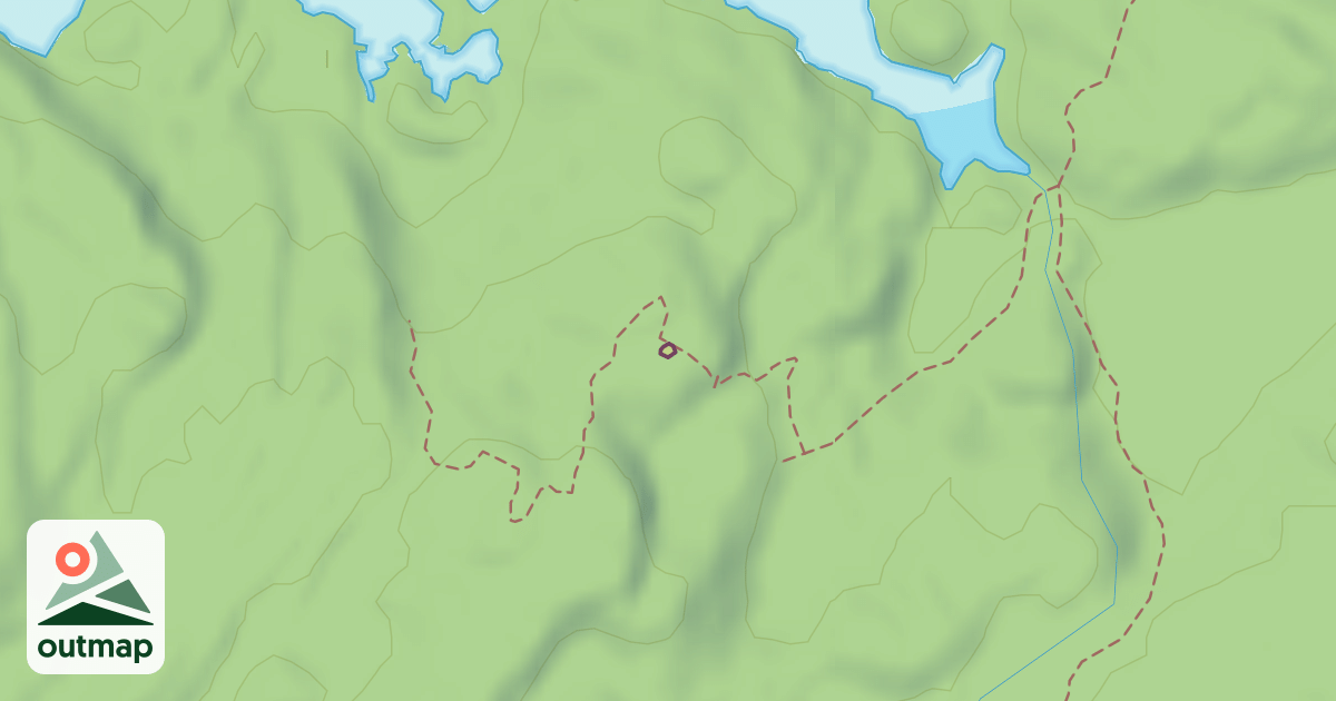 Map of Lunchbox Boulder