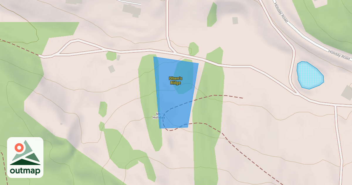 Map of Olsen's Ridge