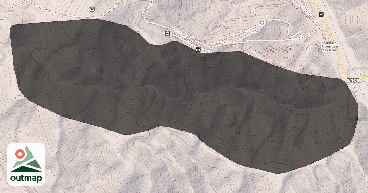Map of Bridge Creek