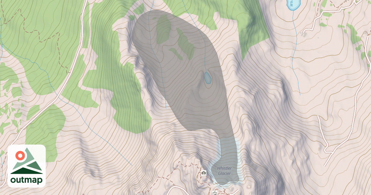 Map of Whistler Bowl
