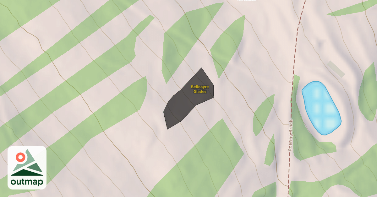 Map of Belleayre Glades