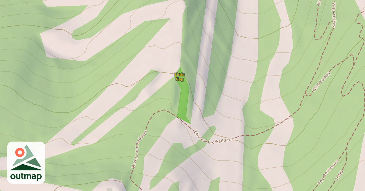 Map of Little Gap