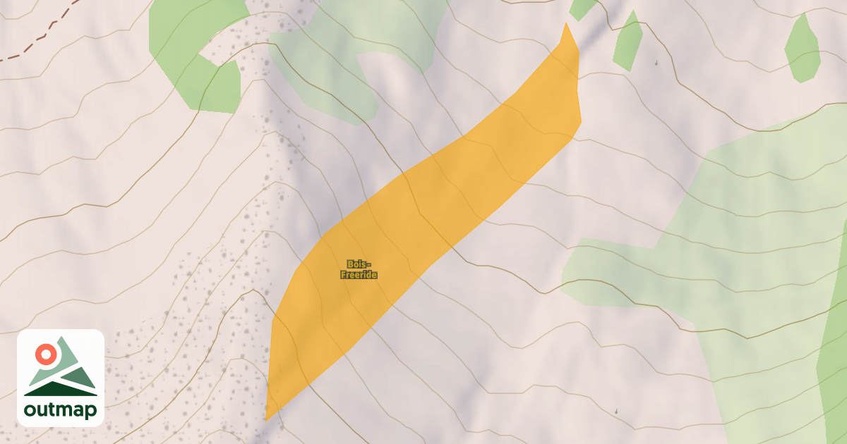 Map of Bois - Freeride