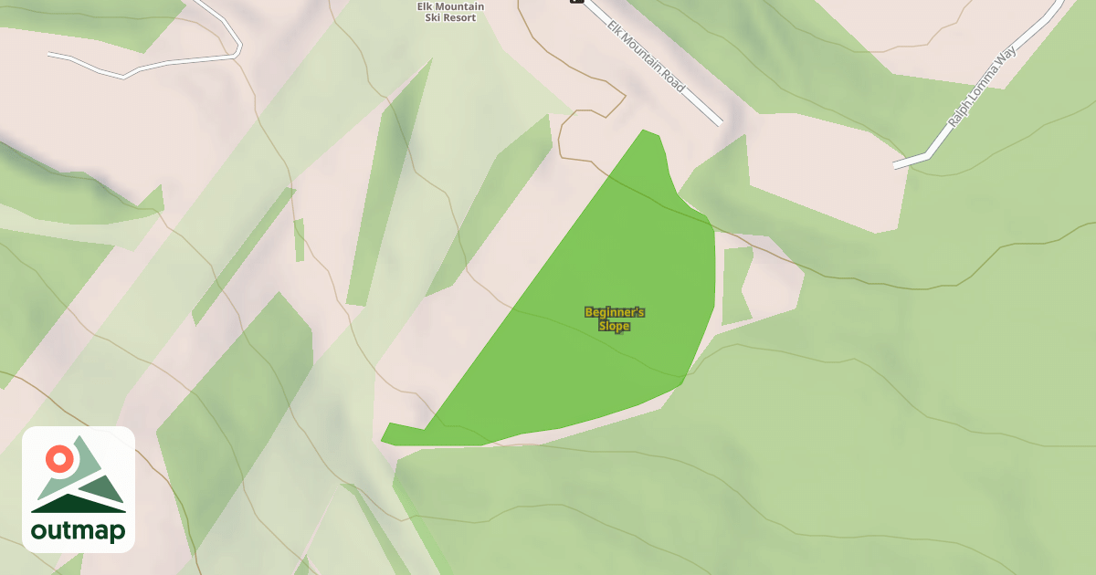 Map of Beginner's Slope
