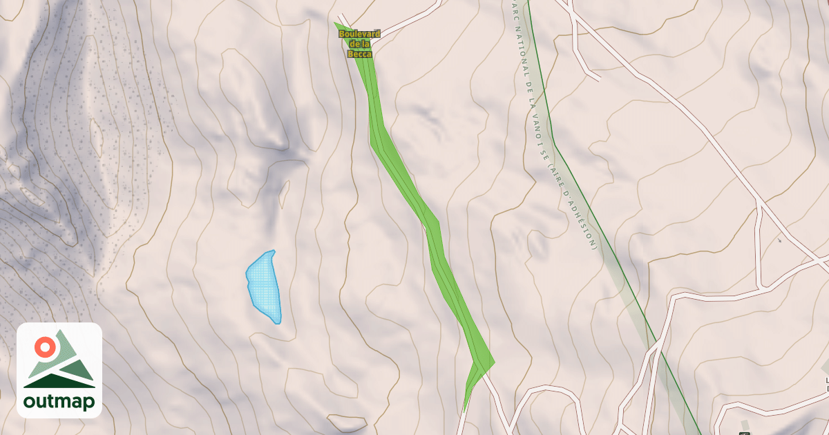 Map of Boulevard de la Becca