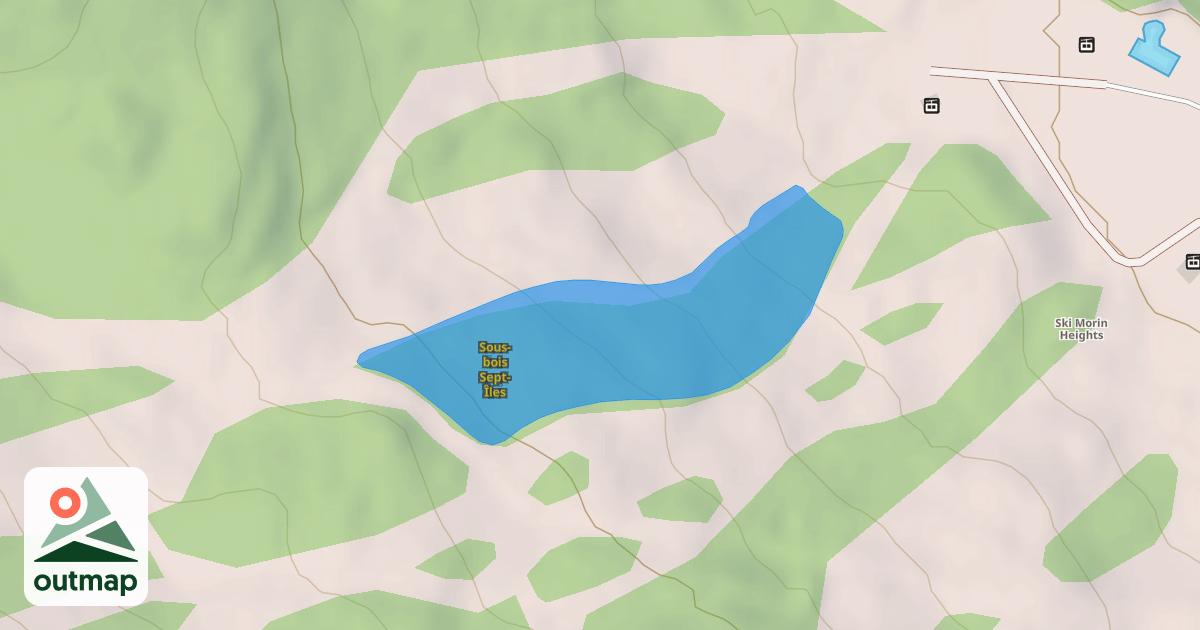 Map of Sous-bois Sept-Îles