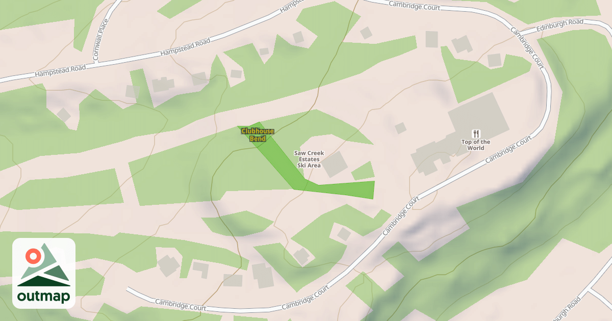 Map of Clubhouse Bend