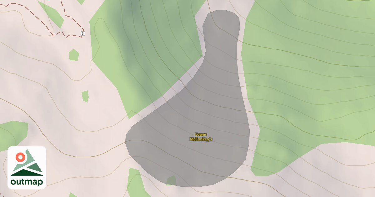 Map of Lower McConkey's