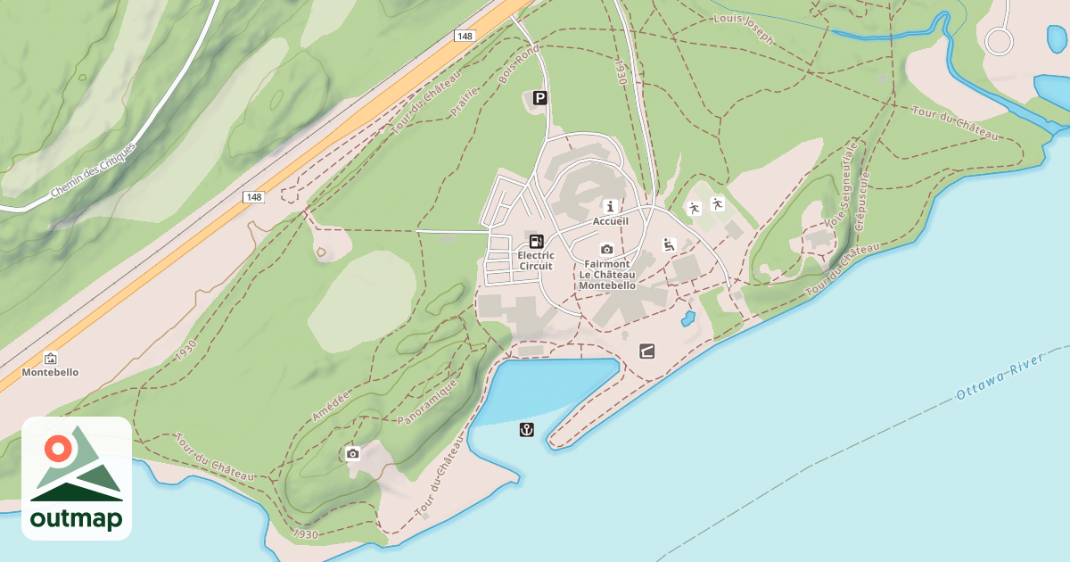 Map of Tour du Château