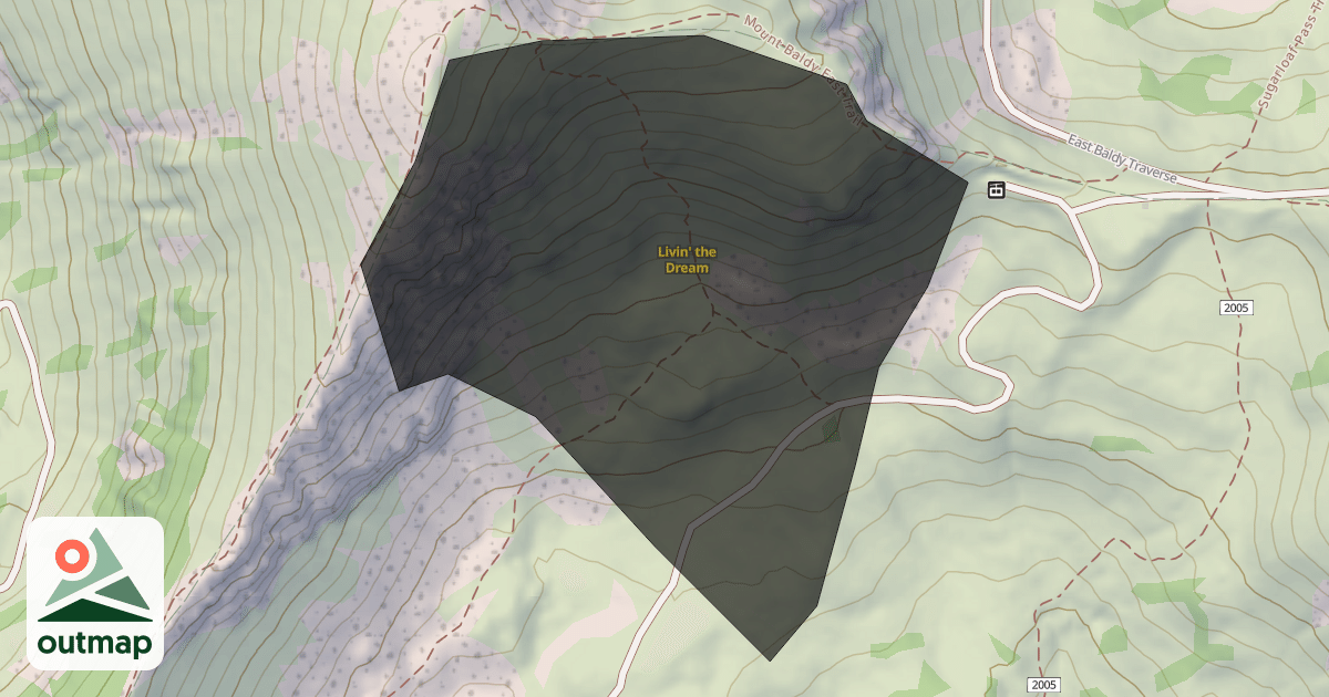 Map of Livin' the Dream