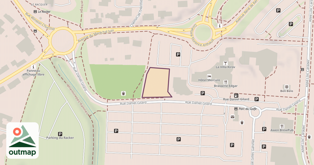 Map of B'wall Vannes