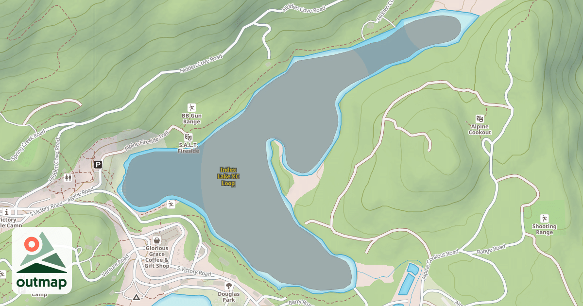 Map of Index Lake XC Loop