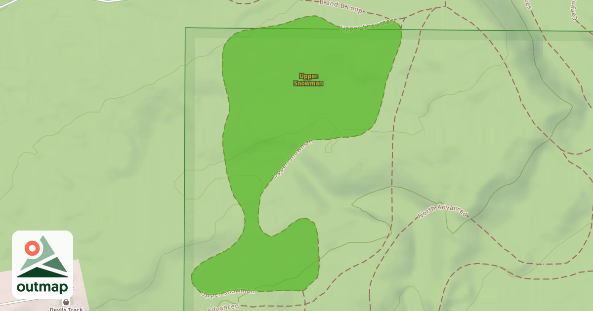 Map of Upper Snowman