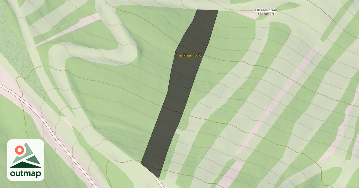 Map of Tunkhannock