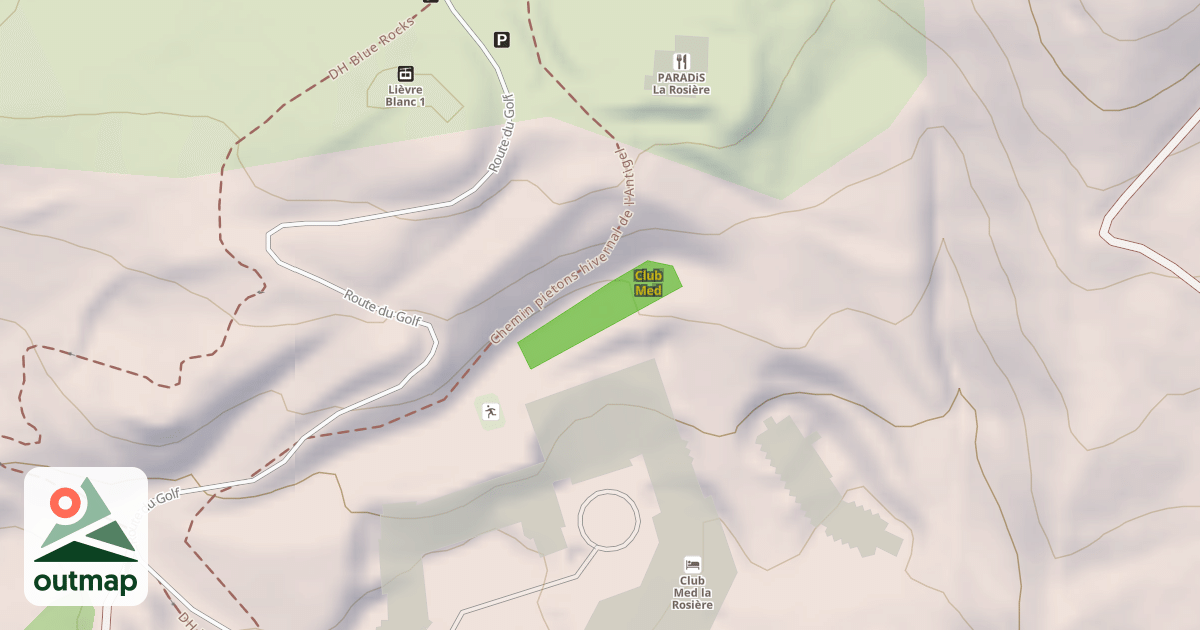 Map of Club Med