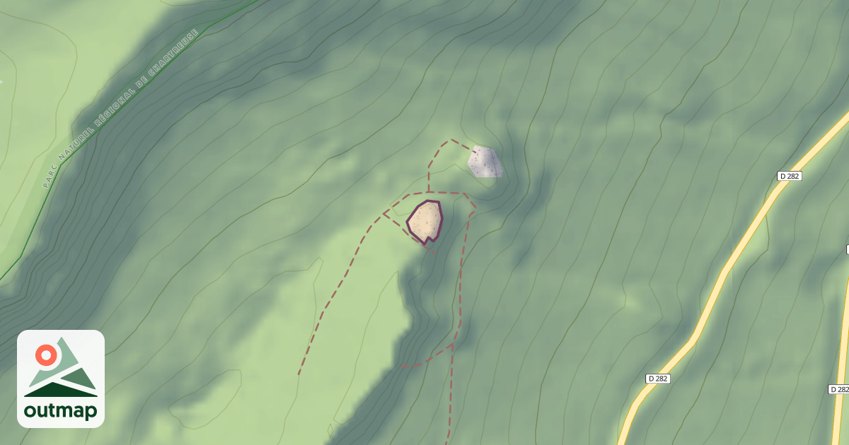 Map of Climbing Site
