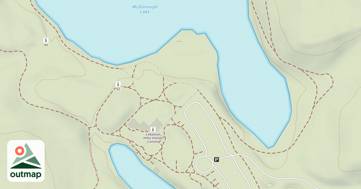 Map of Lebanon Hills Sledding Hill