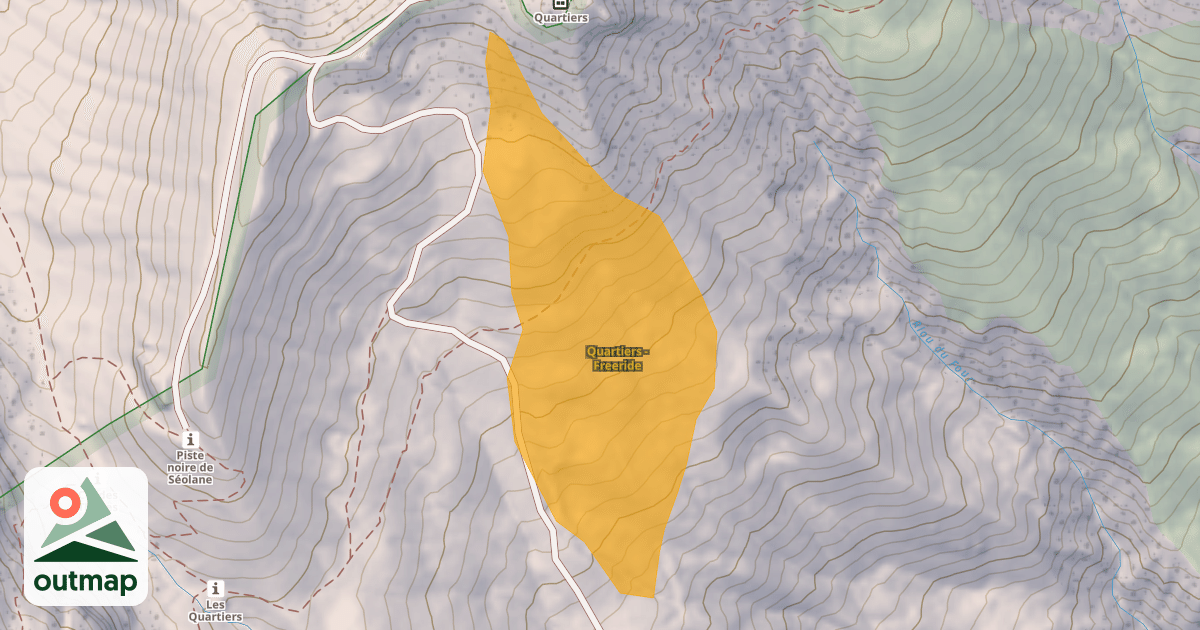 Map of Quartiers - Freeride