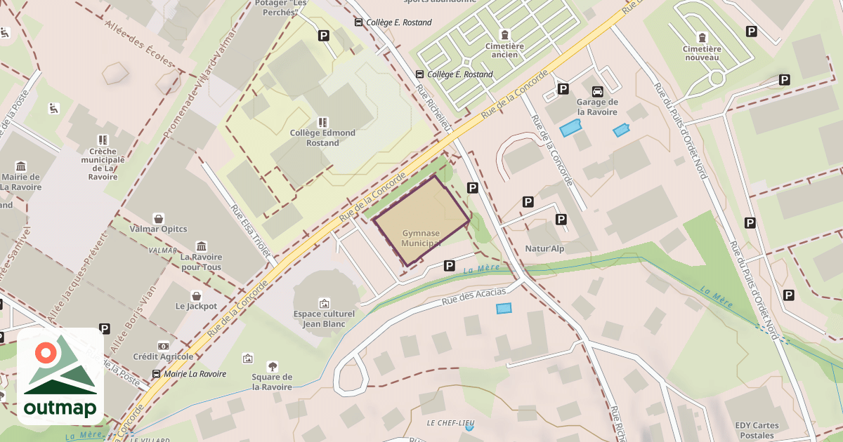 Map of Gymnase Municipal