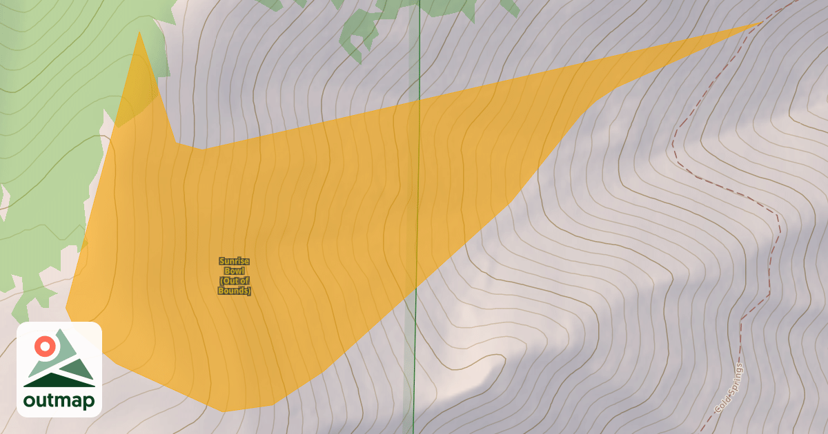 Map of Sunrise Bowl (Out of Bounds)