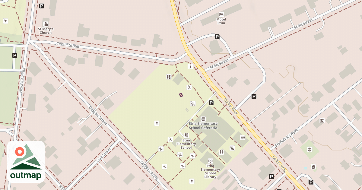 Map of Climbing Wall