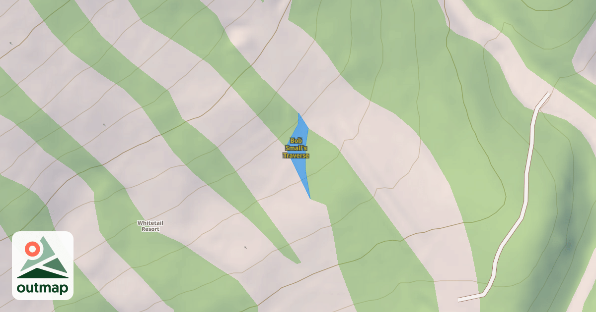 Map of Bob Small's Traverse