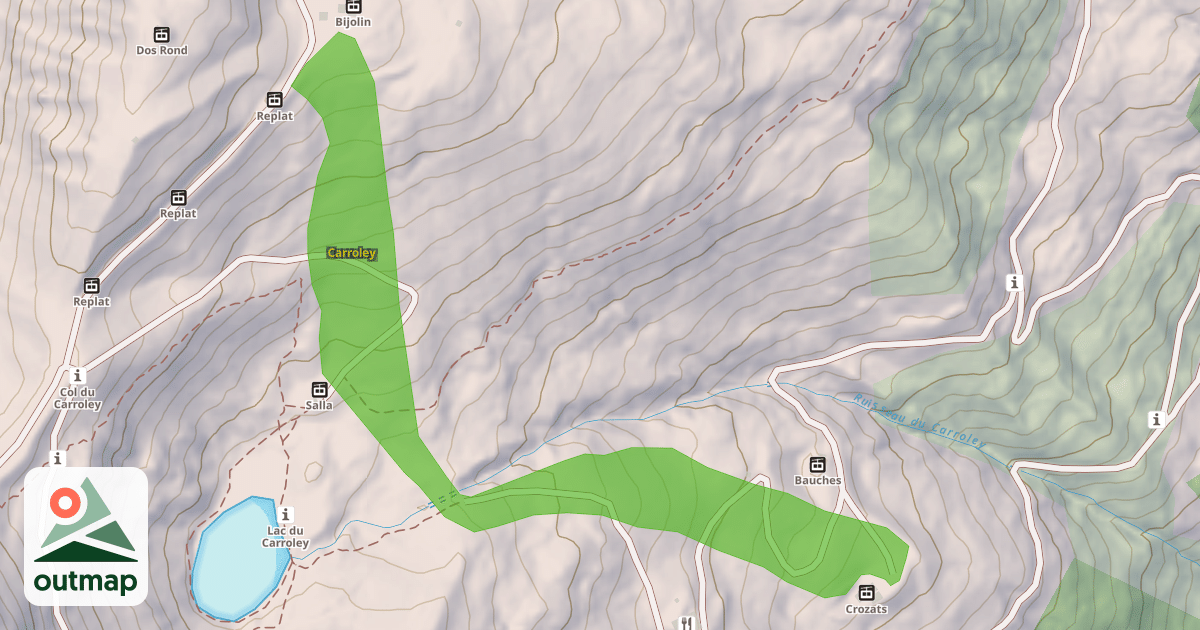 Map of Carroley