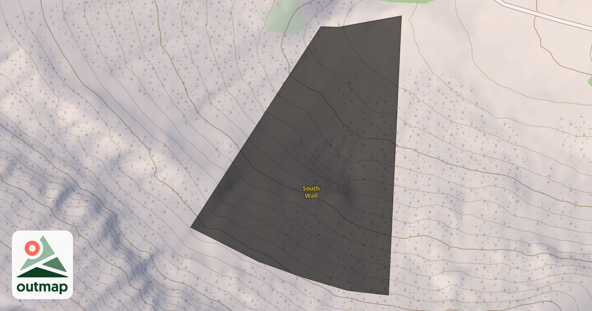 Map of South Wall