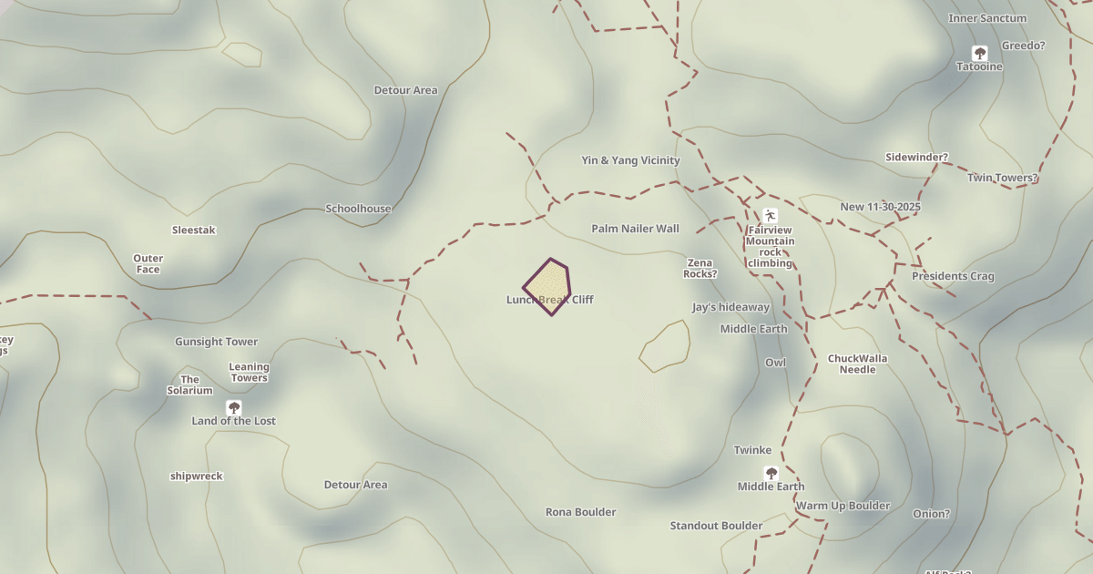 Map preview of LunchBreak Cliff