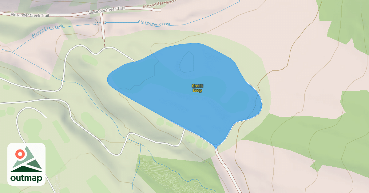 Map of Creek Loop