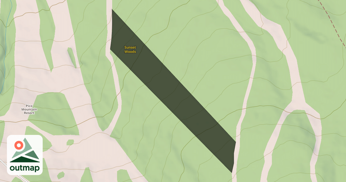 Map of Sunset Woods
