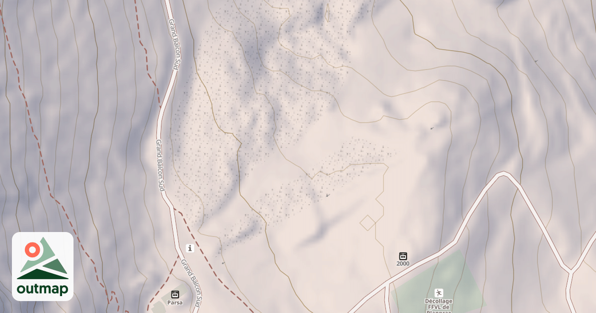 Map of Big Air Bag