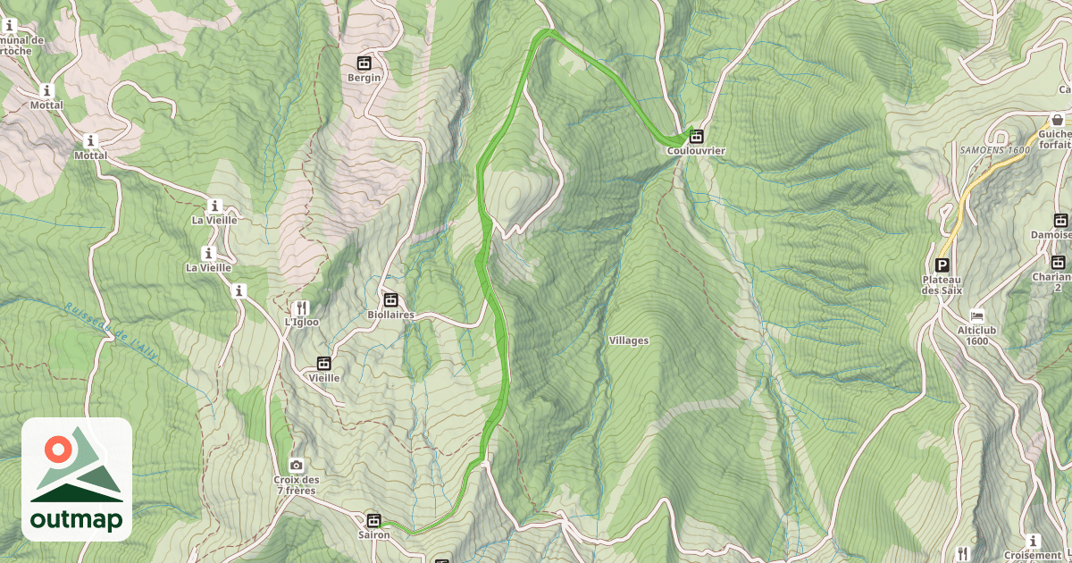 Map of Les Chars