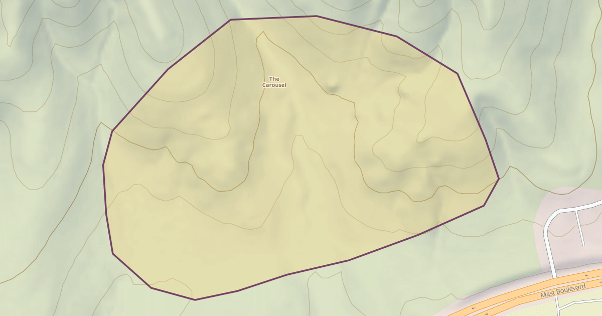 Map preview of Santee Boulders