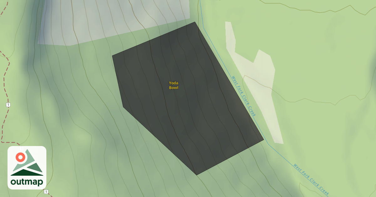 Map of Yoda Bowl