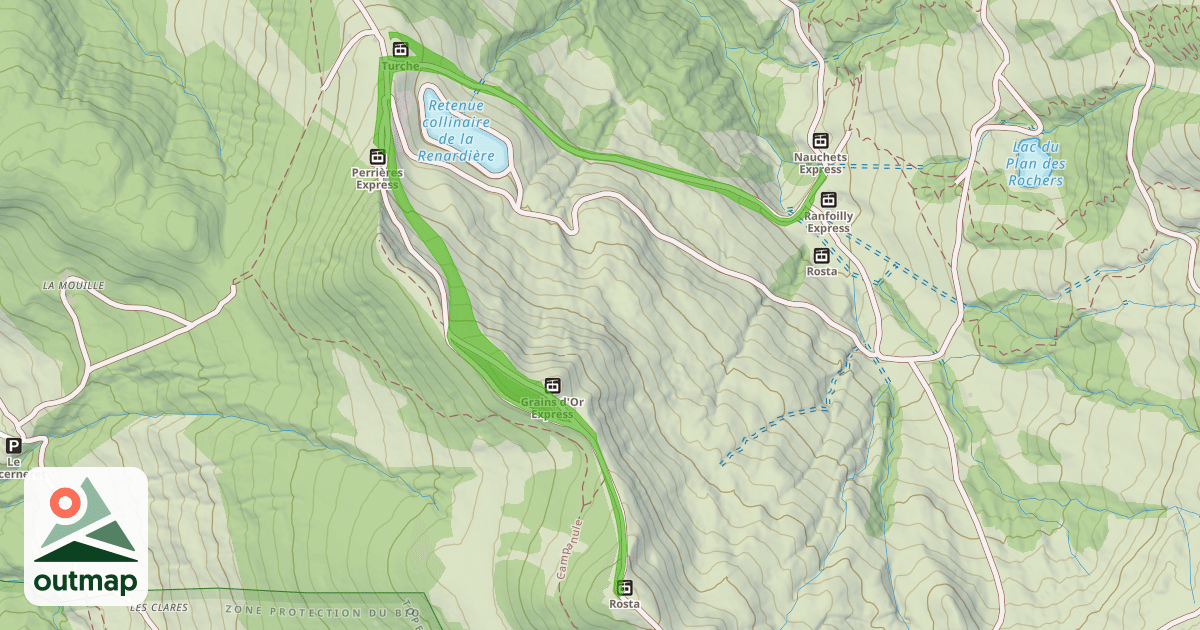 Map of Renardière