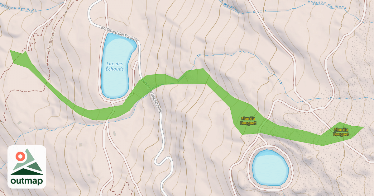 Map of Plan du Bouquet